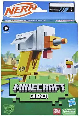 Nerf Minecraft Microshots Chicken Blaster / 6