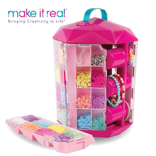 Make It Real 5-in-1 Activity Tower - Set creativ bratari