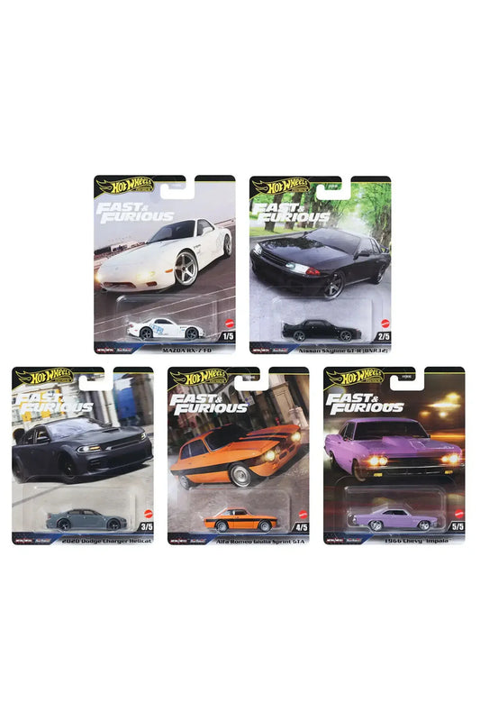 Masinuta Hot Wheels Fast and Furious 1:64, asst. / 10