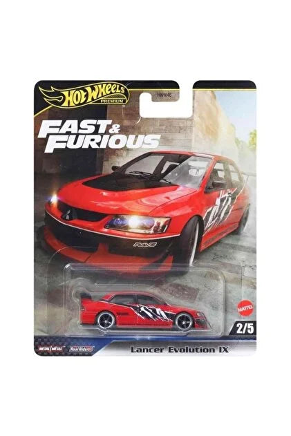 Hot Wheels Fast and Furious 1:64 - Mitsubishi Lancer Evolution IX (Red)