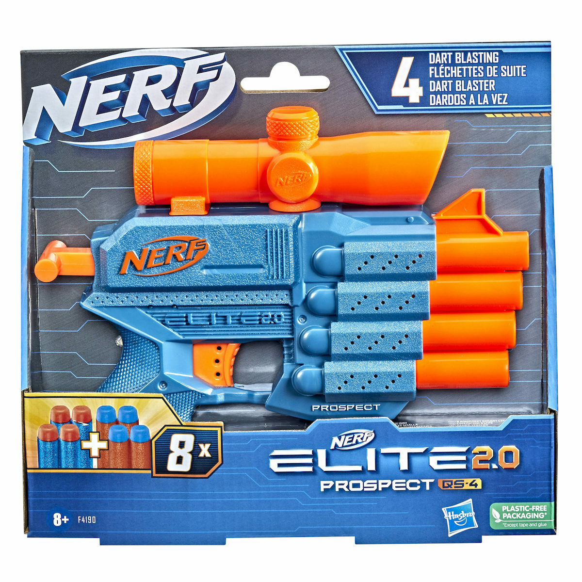 Blaster Nerf Elite 2.0 - Prospect Qs 4 / 6