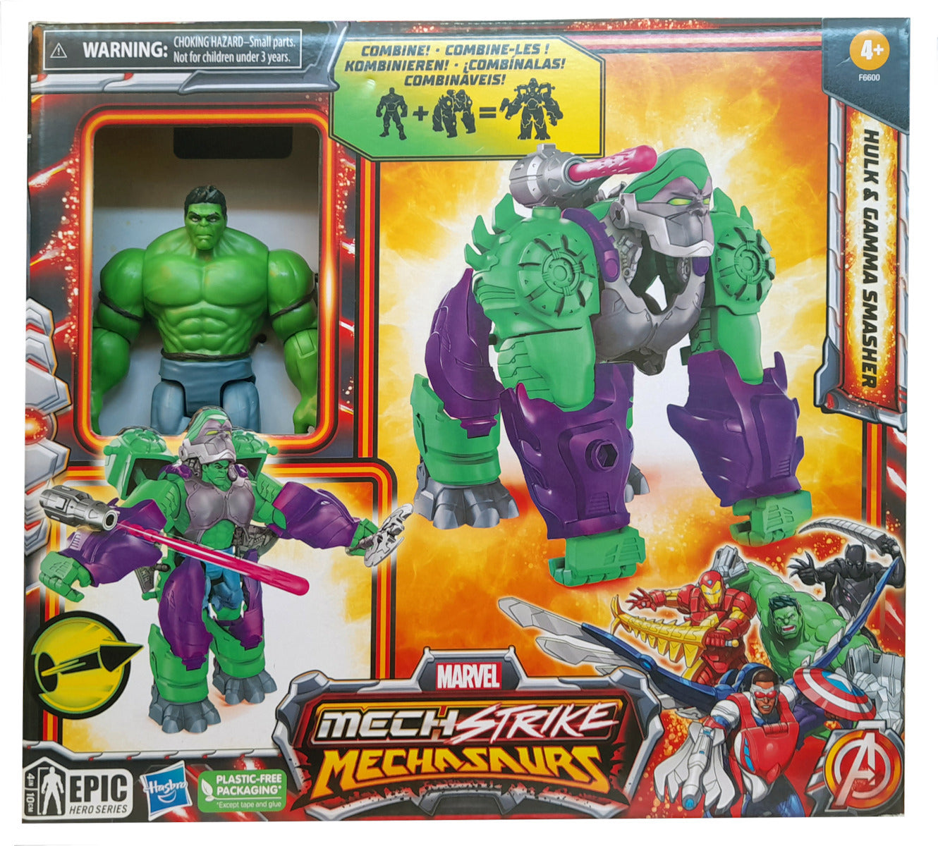 Figurina Mechstrike Mechasaurs - Hulk & Gamma Smasher / 4