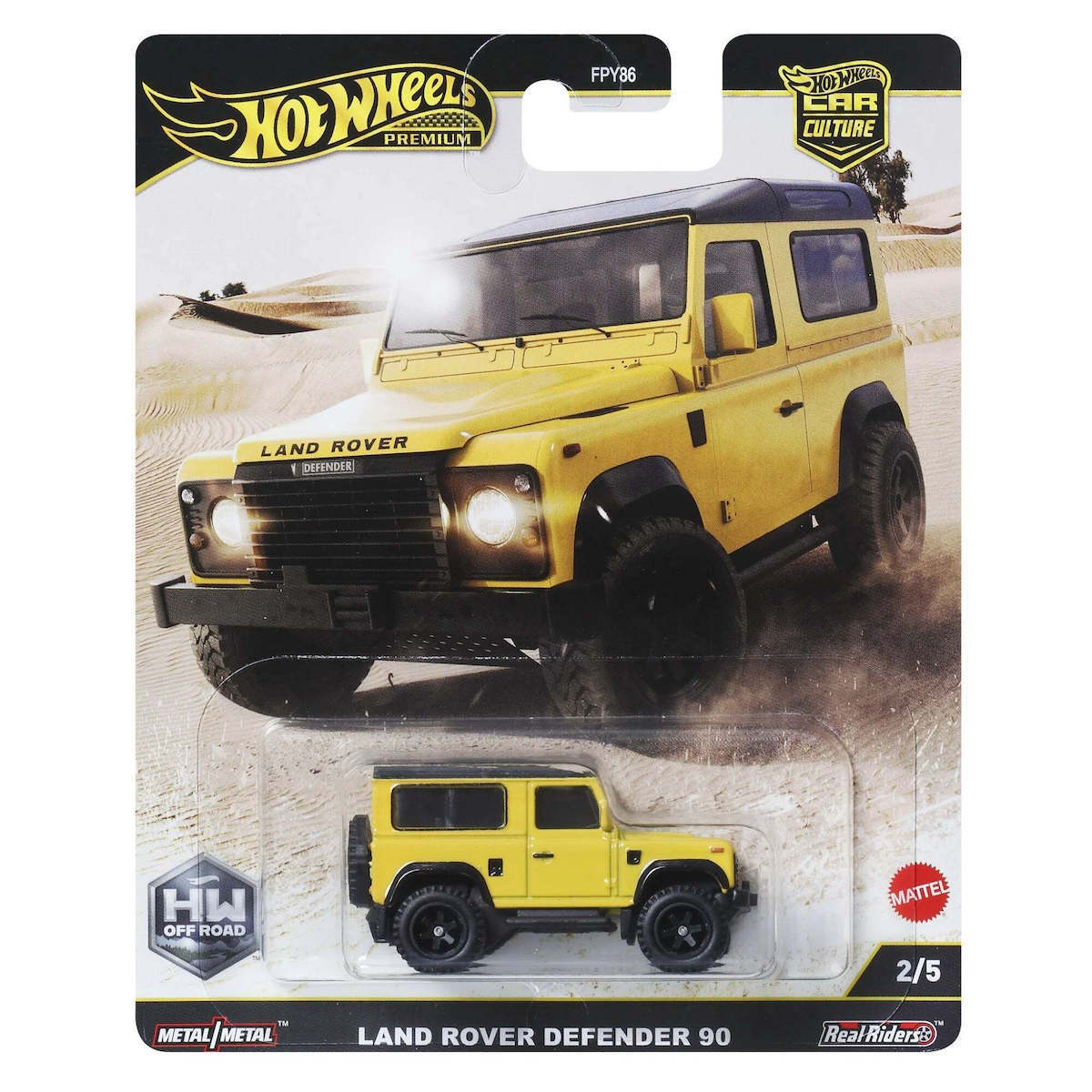 Hot Wheels Premium Car Culture Land Rover Defender 90