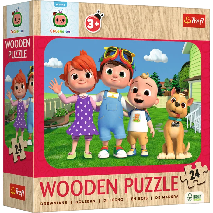 Puzzle lemn 24 piese - Cocomelon