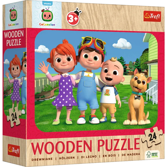 Puzzle lemn 24 piese - Cocomelon