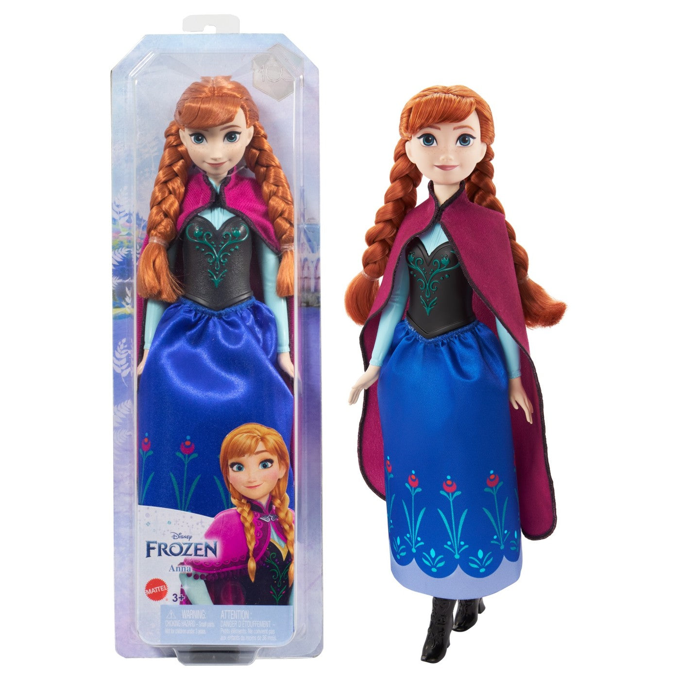 Papusa Frozen Anna cu codite  / 1