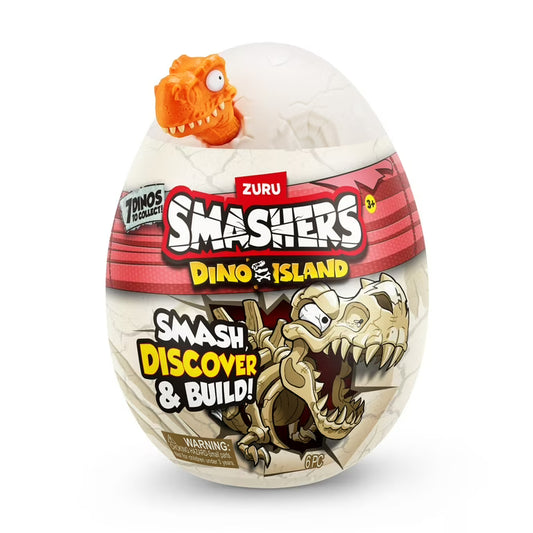 Smashers Dino Island Nano Egg - Portocaliu