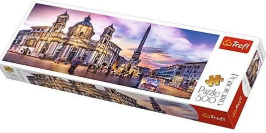 Puzzle 500 piese Panorama - Piazza Navona, Roma / 16