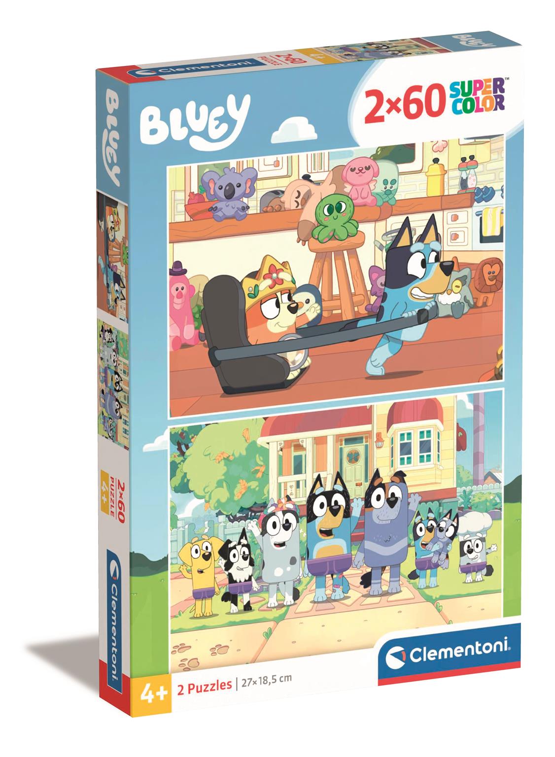 Puzzle 2x60 Piese - Bluey