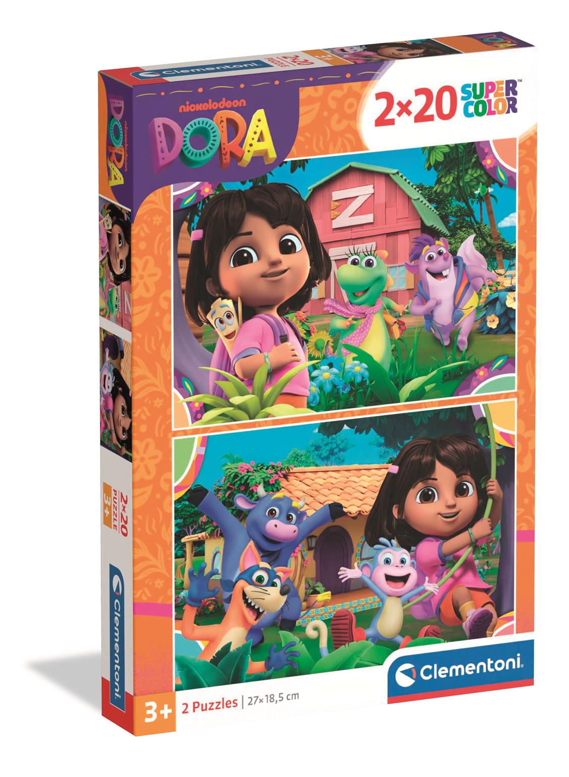 Puzzle 2x20 Piese - Dora the Explorer / 6