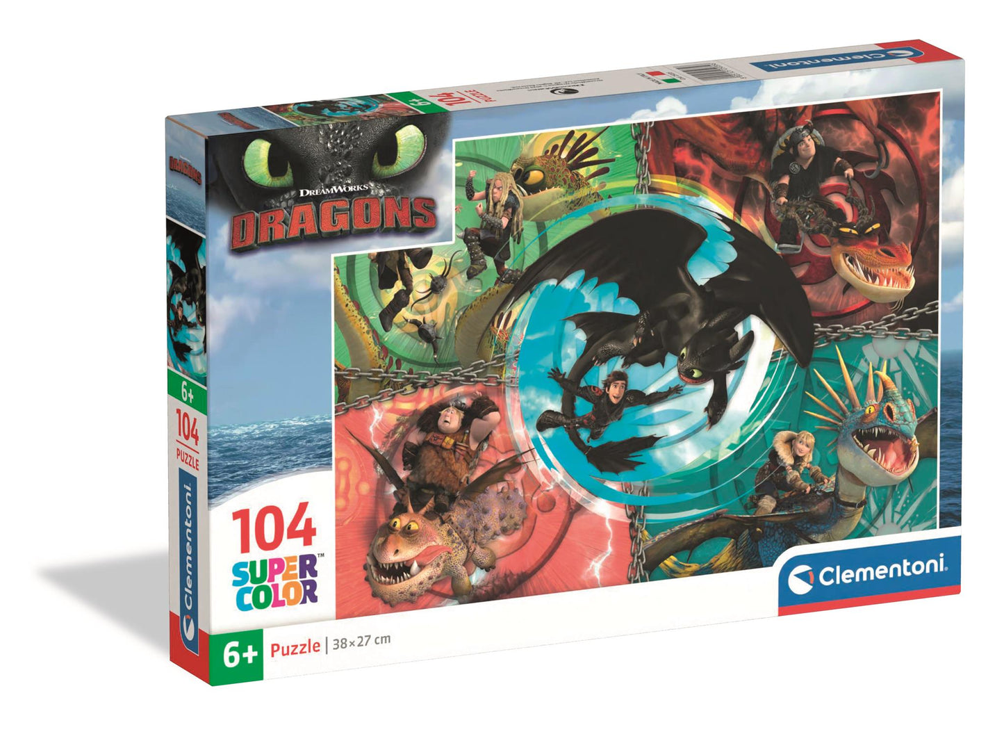 Puzzle 104 Piese - How to Train Your Dragon