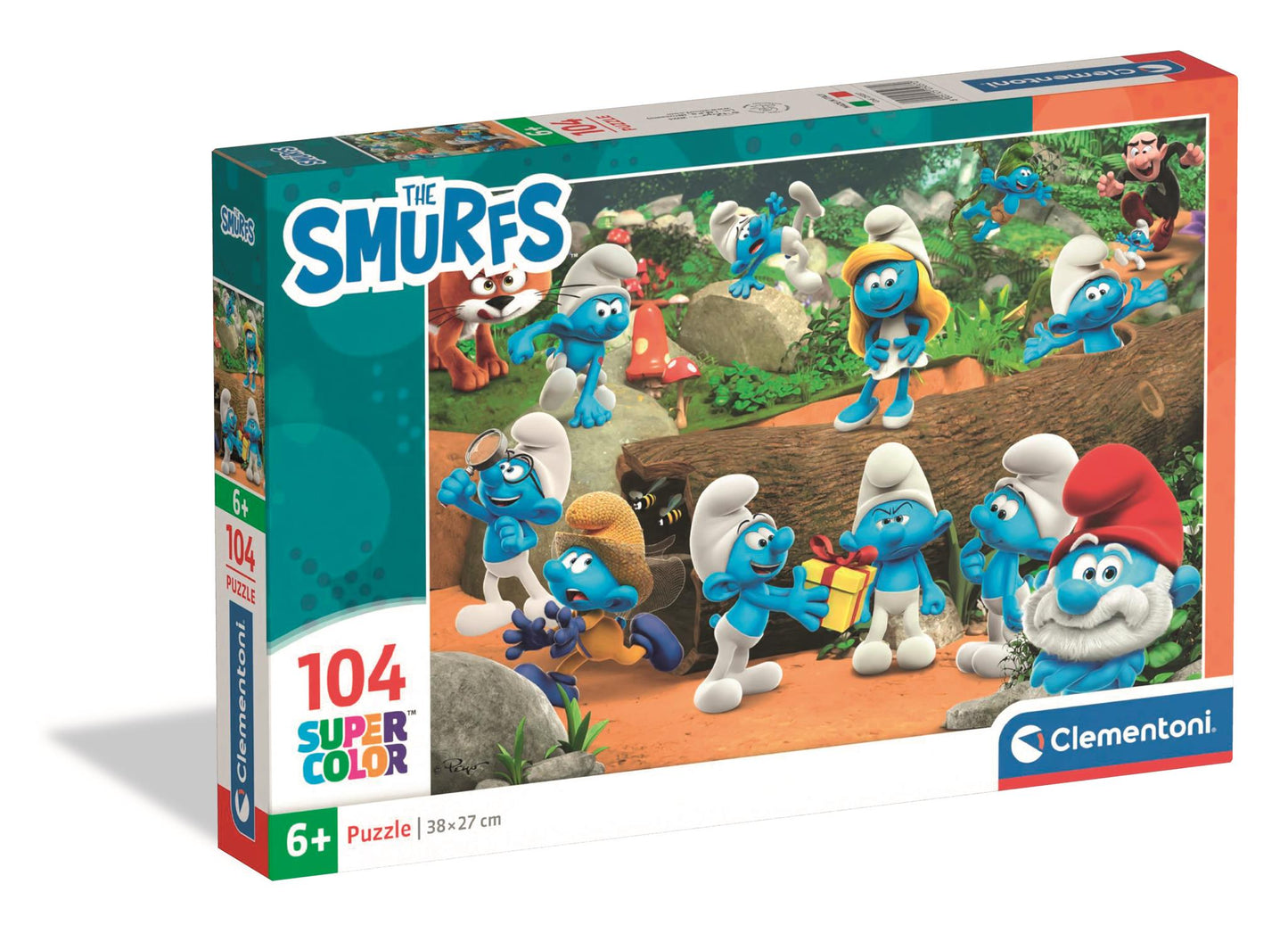 Puzzle 104 Piese - Strumpfii