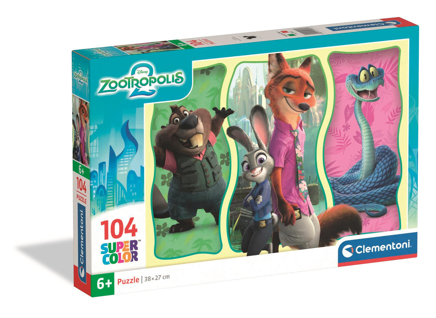 Puzzle 104 Piese - Zootopia 2 / 6