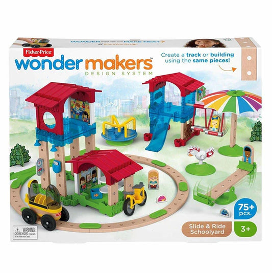 Wonder Makers - Set constructie din lemn si plastic 75 piese / 2