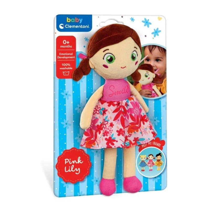 Papusa moale roscata 28 cm - Red Smile