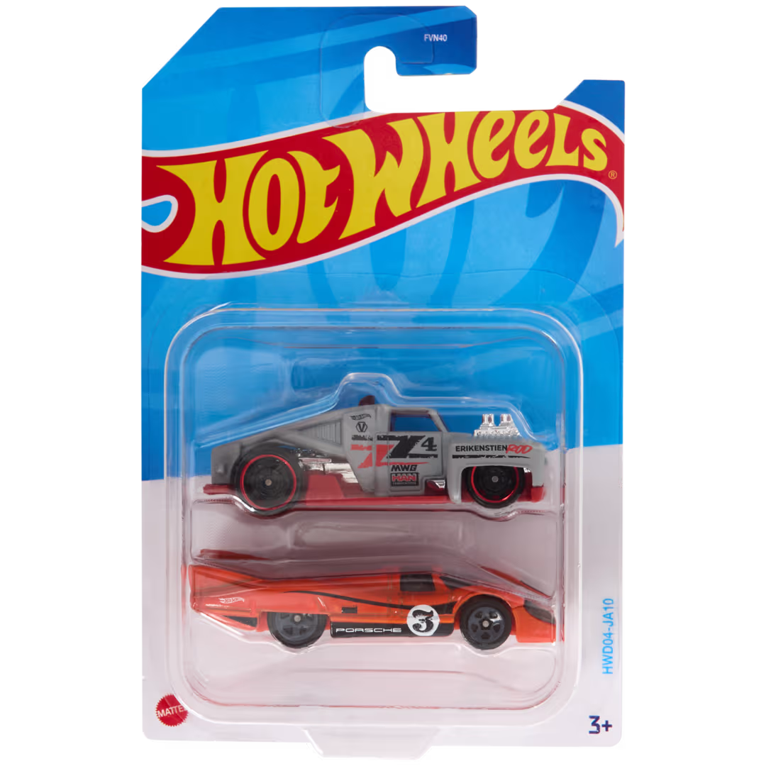 Pachet 2 masinute Hot Wheels 1:64, HWD04