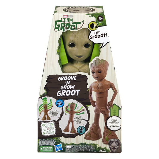 Figurina Marvel I Am Groot Groove N Grow Groot, 34cm / 2