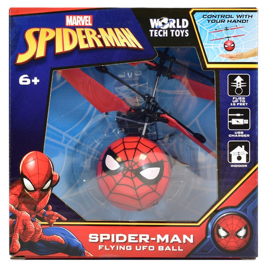 Marvel Avengers Heliball - Flying UFO Ball - Spiderman