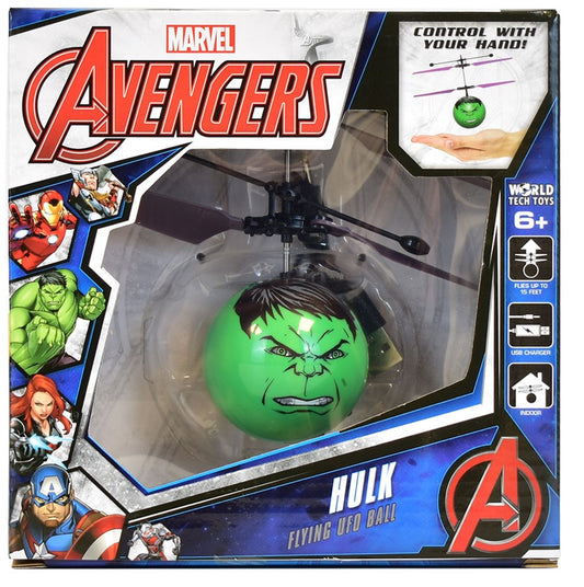 Marvel Avengers Heliball - Flying UFO Ball - Hulk