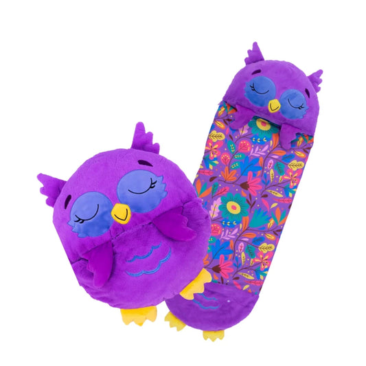 Plus Happy Nappers perna cu sac de dormit - Bufnita Chestnut , 137 cm / 6