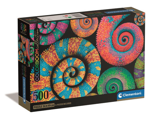 Puzzle Compact 500 Piese - Colorboom - Curly Tails