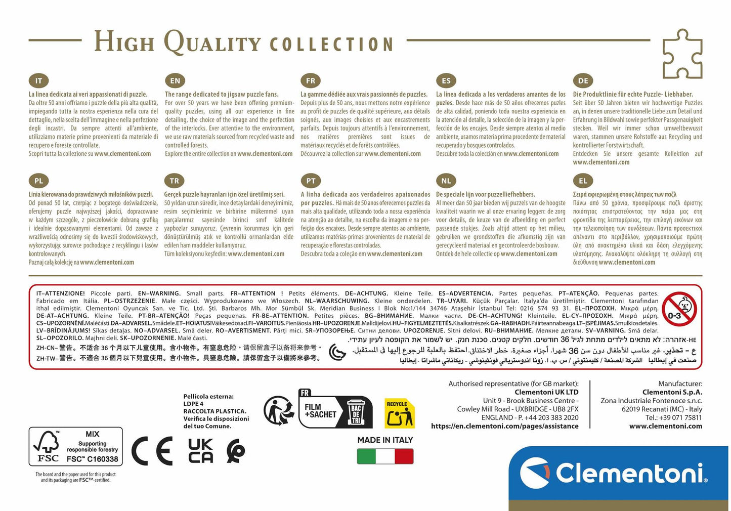 Puzzle Compact 500 Piese - Tropical Aerial View / 6