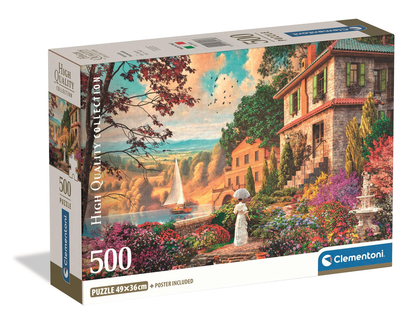 Puzzle Compact 500 Piese - Victorian Promenade