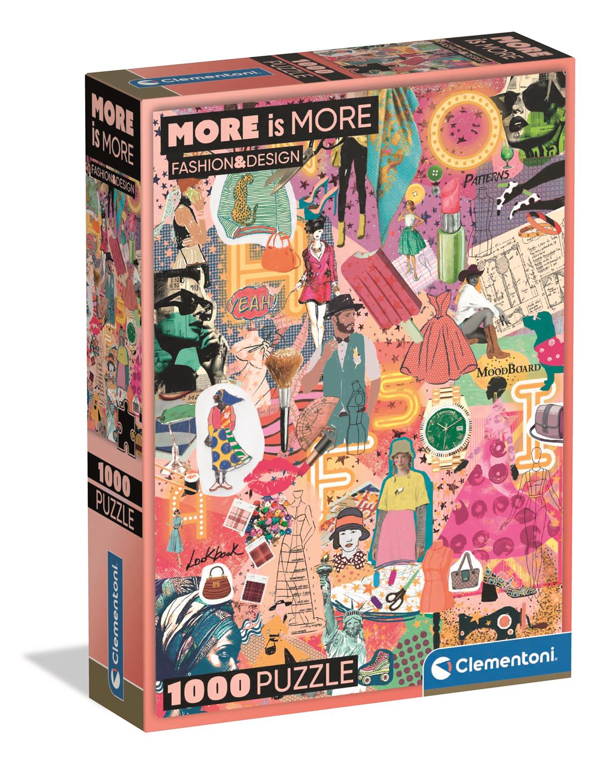 Puzzle Compact 1000 Piese - More is More - Fashion&Design