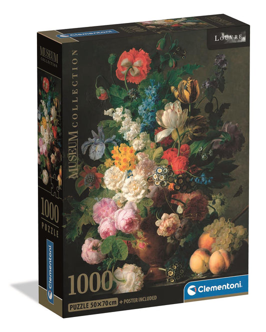 Puzzle Compact 1000 Piese Museum - Bowl of Flowers