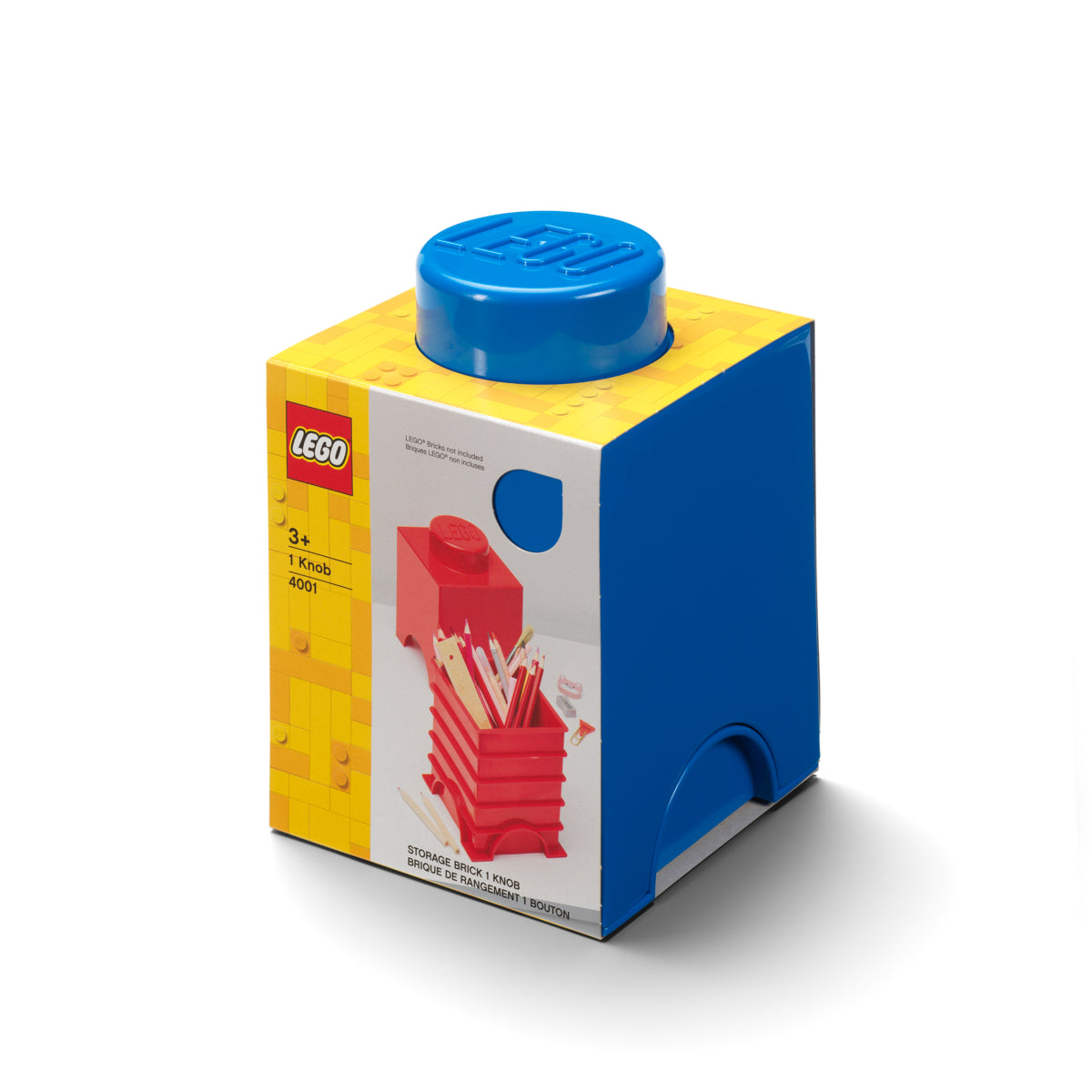 Cutie depozitare LEGO 1x1 - Albastru