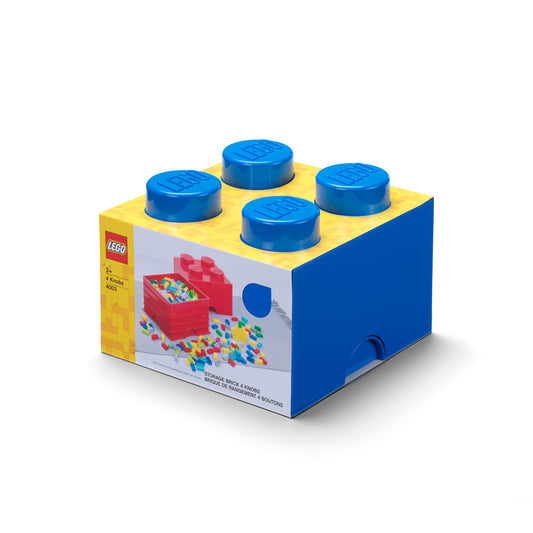 Cutie depozitare LEGO 4 (2x2) - Albastru