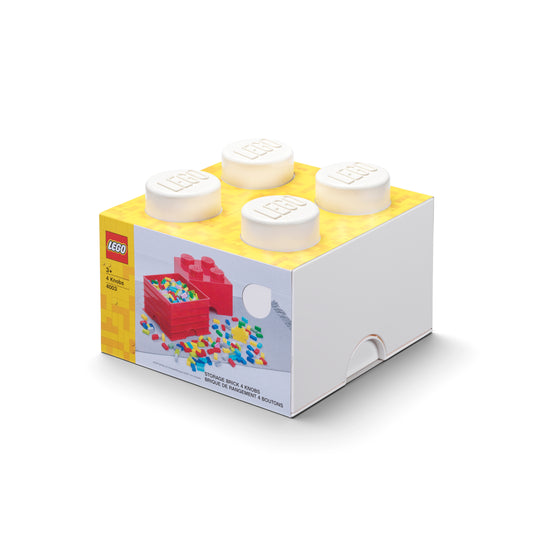 Cutie depozitare LEGO 4 (2x2) - Alb