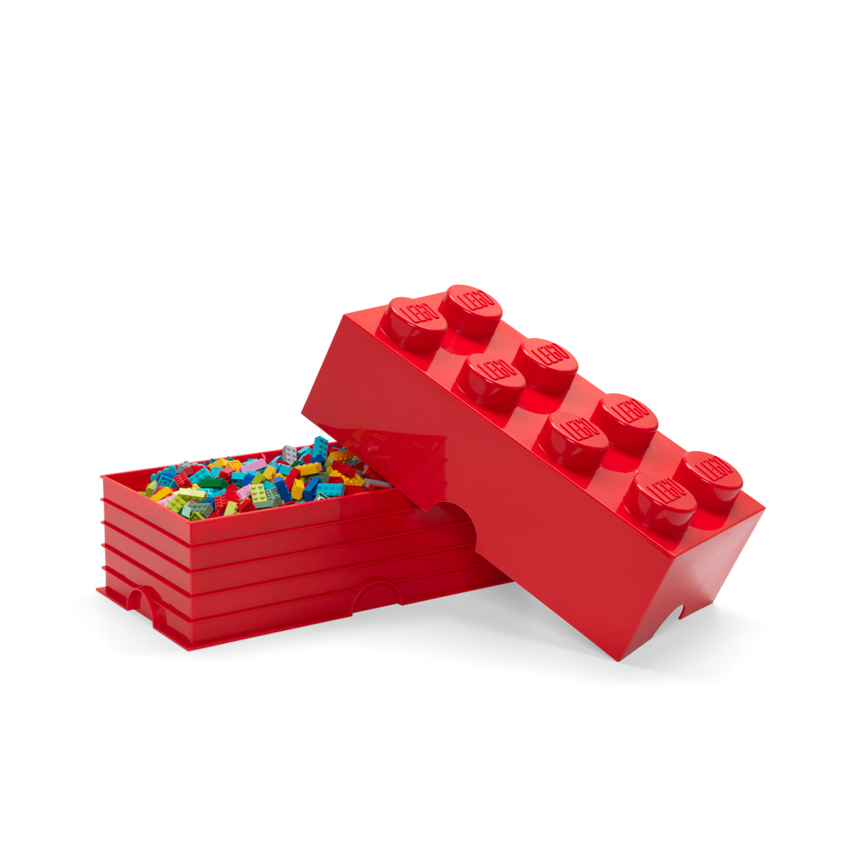 Cutie depozitare LEGO 8 (4x2) - Rosu