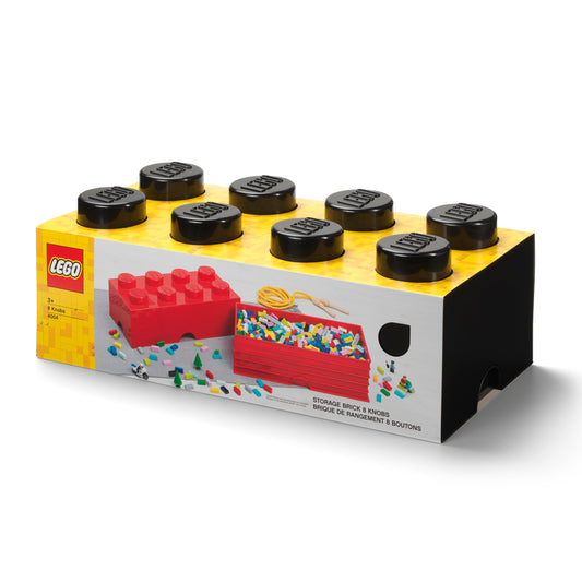 Cutie depozitare LEGO 8 (4x2) - Negru