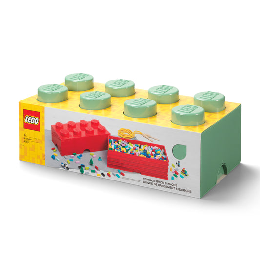 Cutie depozitare LEGO 8 (4x2) - Verde Nisip