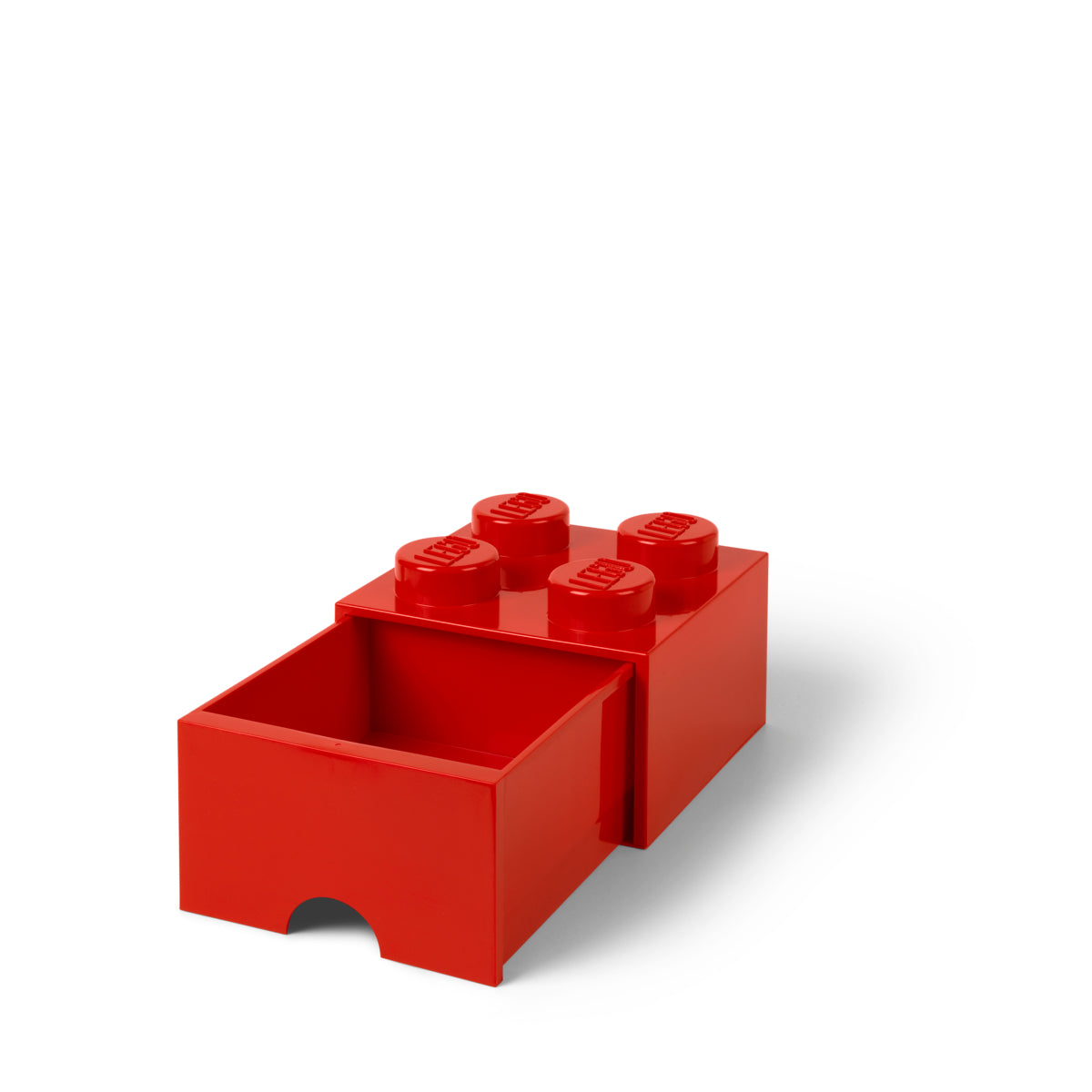 Cutie depozitare LEGO cu sertar 4 (2x2) - Rosu