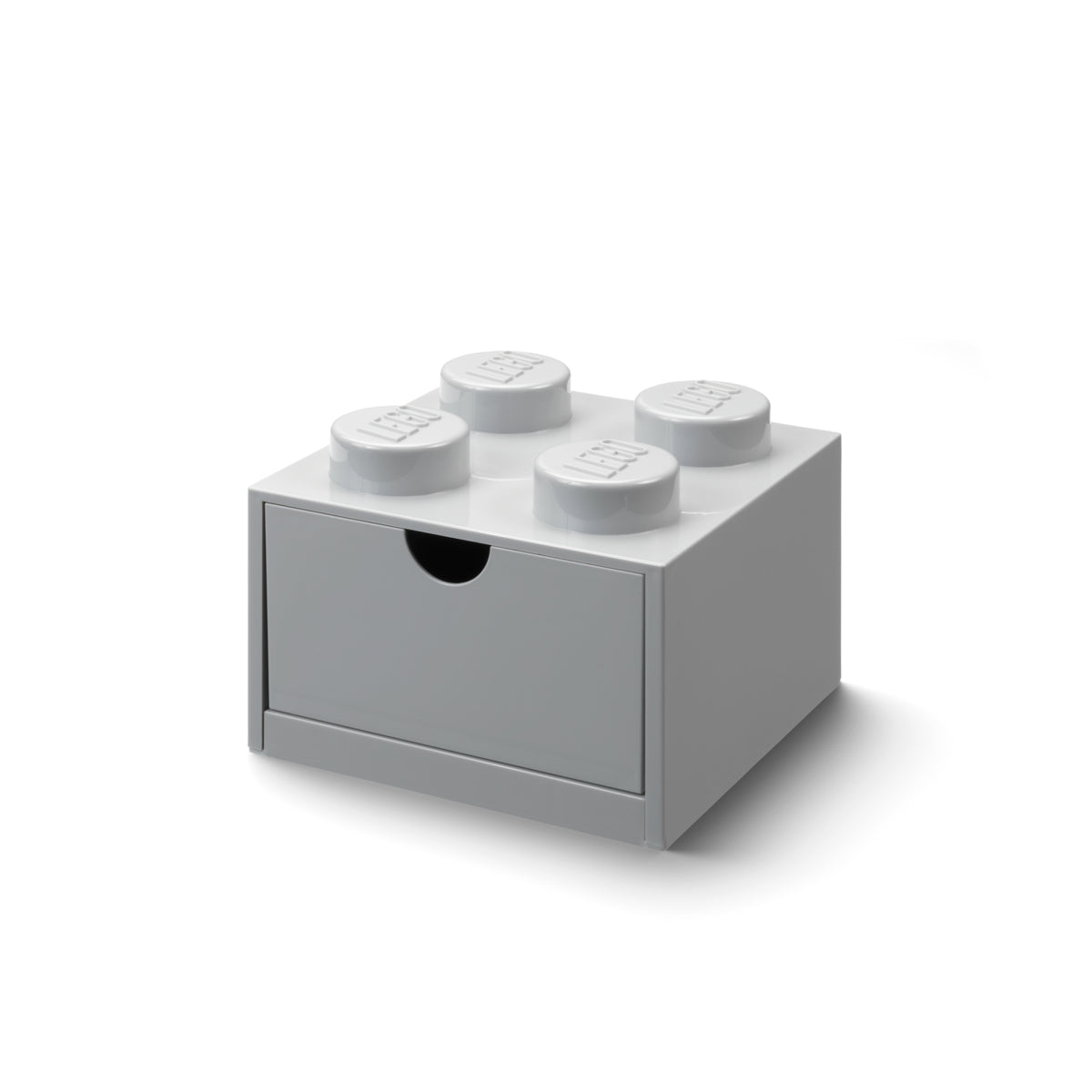 Sertar de Birou LEGO 4 (2x2), 15,8x15,8x11,3cm - Gri