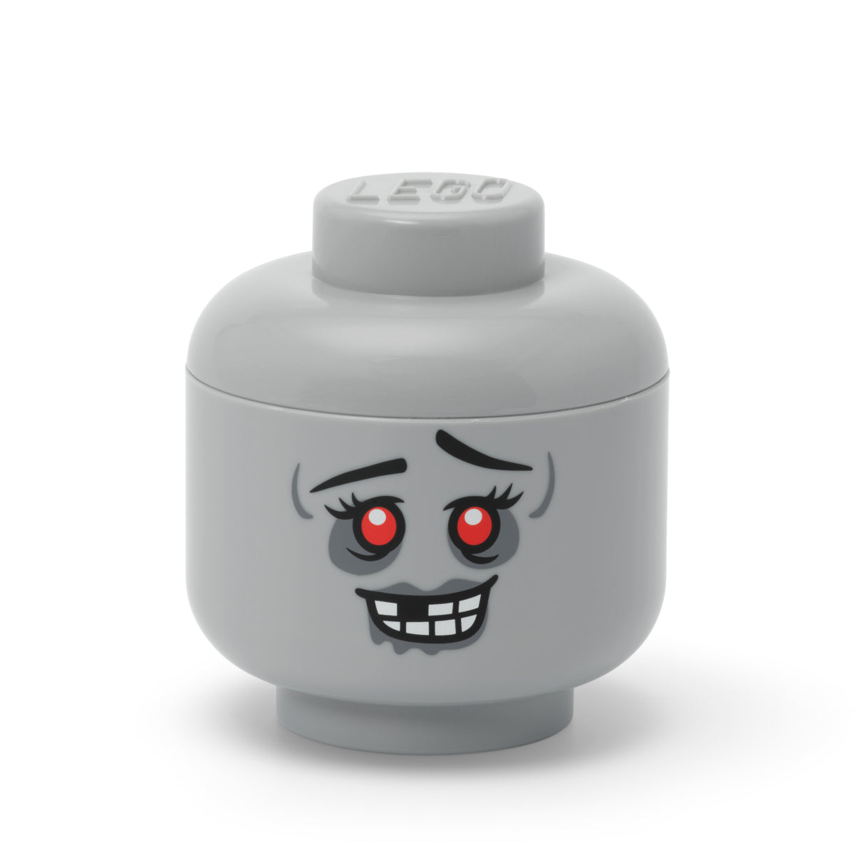Mini Cutie Depozitare Cap Minifigurina LEGO (10,2x11,5cm) - Zombie