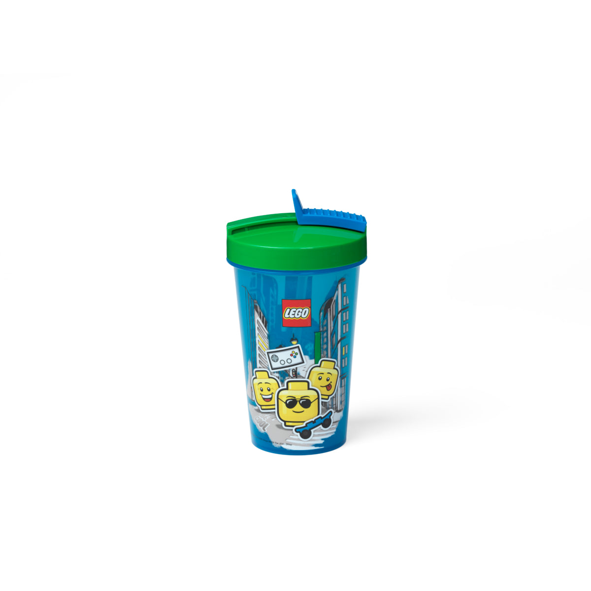 Pahar LEGO cu Pai - Iconic Boy