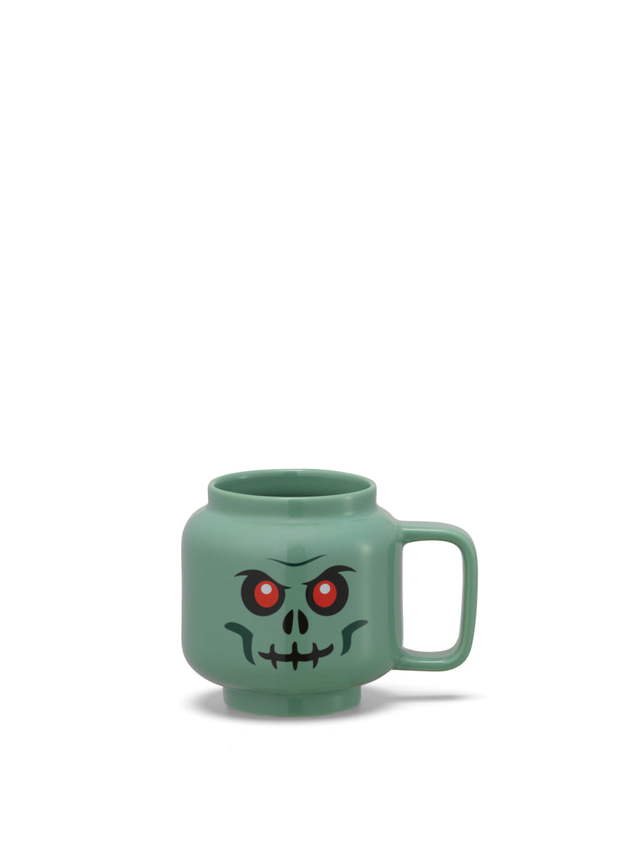 Cana ceramica Mica (255 ml) Cap Minifigurina LEGO - Schelet Verde