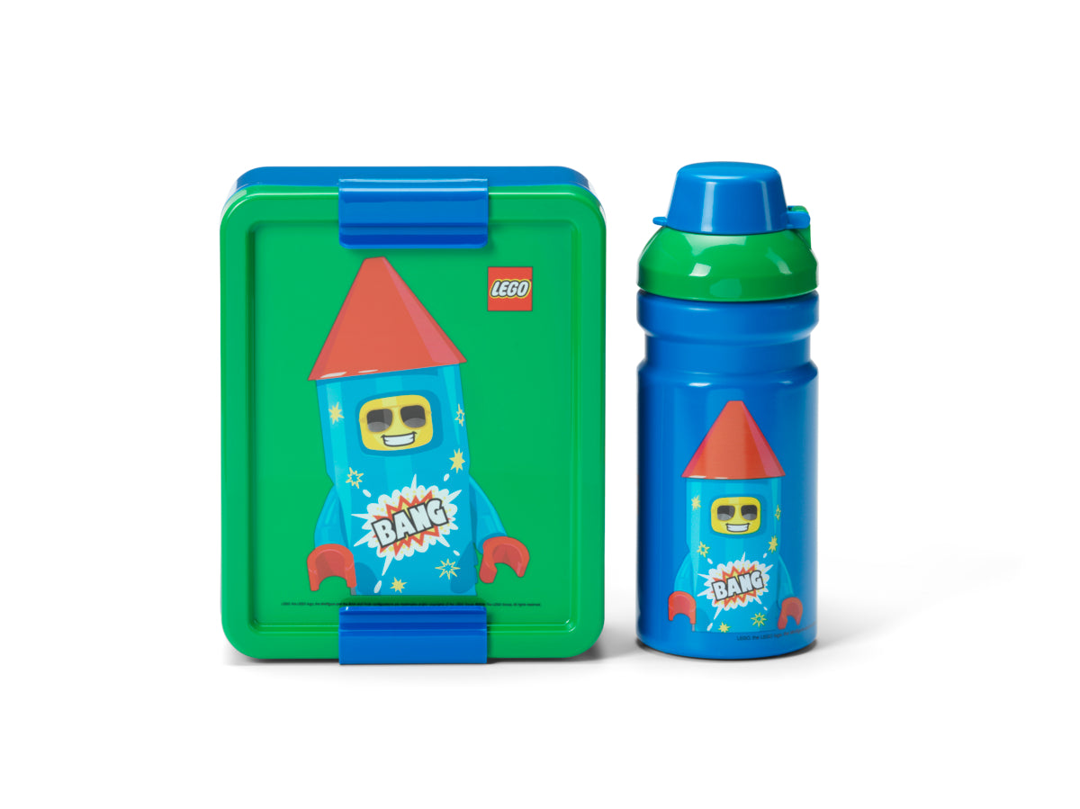 Set pranz (cutie+sticla) LEGO - Firework Guy