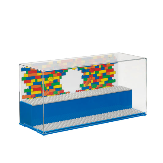 Vitrina (19.2x39,8x14,9cm) Expunere si Joaca LEGO Iconic - Albastru