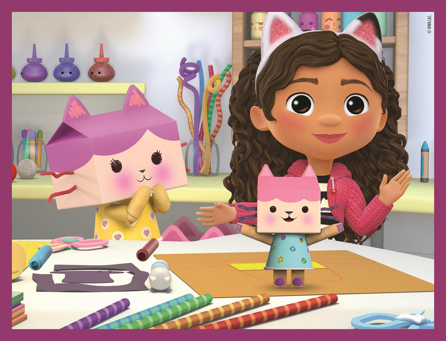 12 Cuburi Tip Puzzle - Gabby's Dollhouse