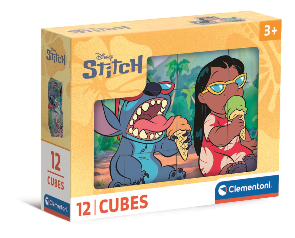 12 Cuburi Tip Puzzle - Stitch