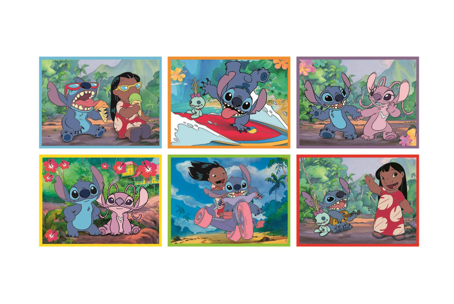 12 Cuburi Tip Puzzle - Stitch