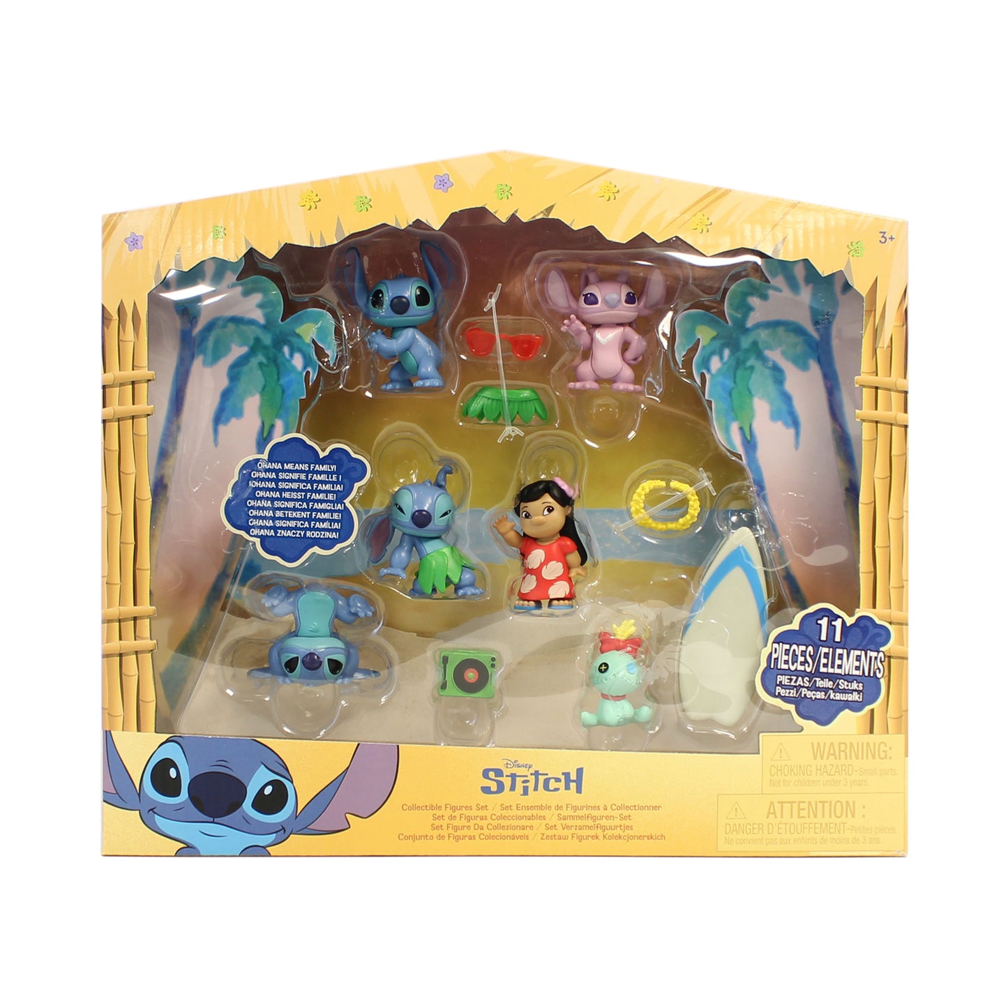 Disney Stitch - Set 6 figurine colectibile cu accesorii