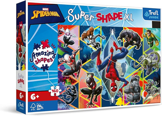 Puzzle 160 XL Super Shape - Spiderman