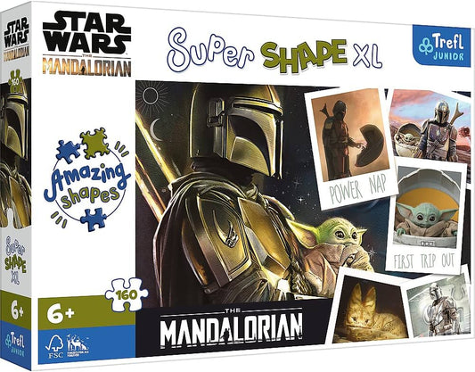 Puzzle 160 XL Super Shape - Mandalorianul (Baby Yoda)