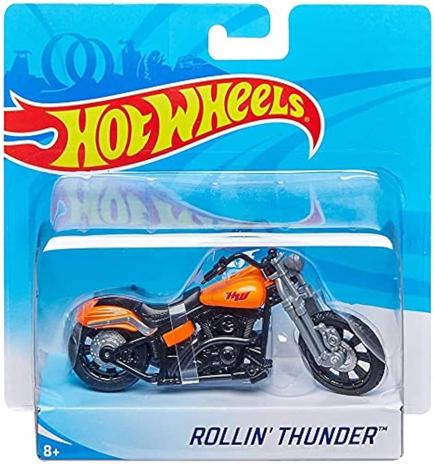 Hot Wheels Motocicleta 1:18 Street Power - Rollin' Thunder