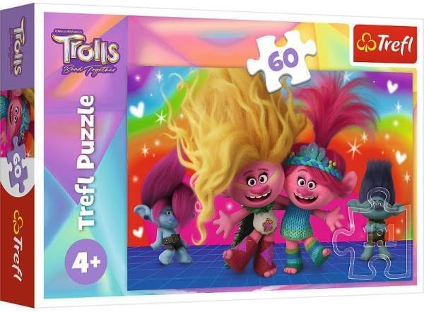 Puzzle 60 piese - Trolli prietenosi / 20